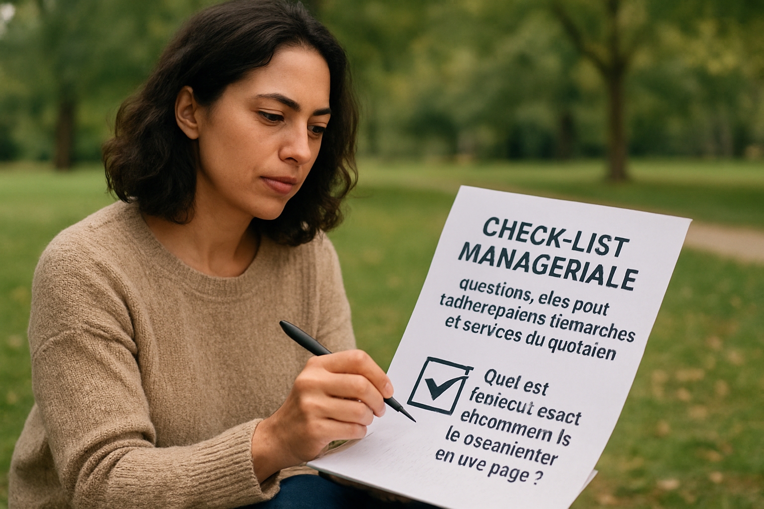 Check-list managériale : questions clés pour cadrer projets, démarches et services du quotidien