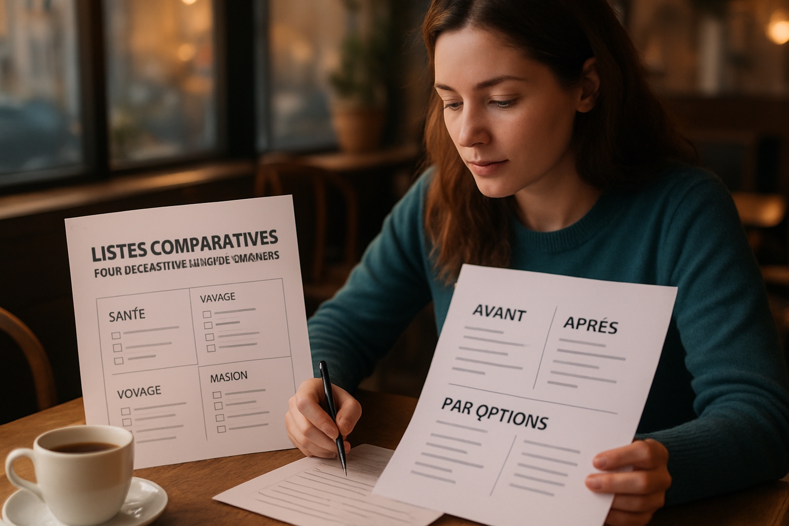 Listes comparatives pour décider vite sans se tromper
